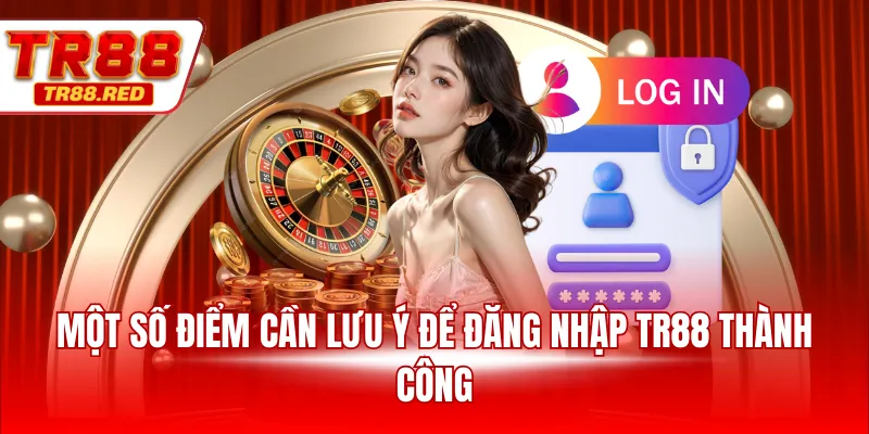 Một số điểm cần lưu ý để đăng nhập TR88 thành công